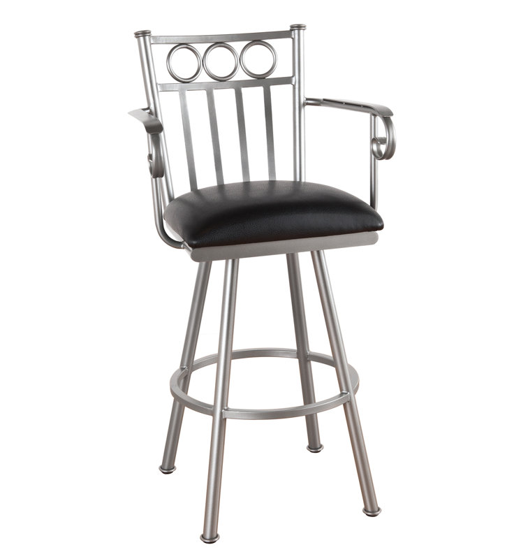 Red Barrel Studio® Hunsaker Swivel Bar & Counter Stool Wayfair